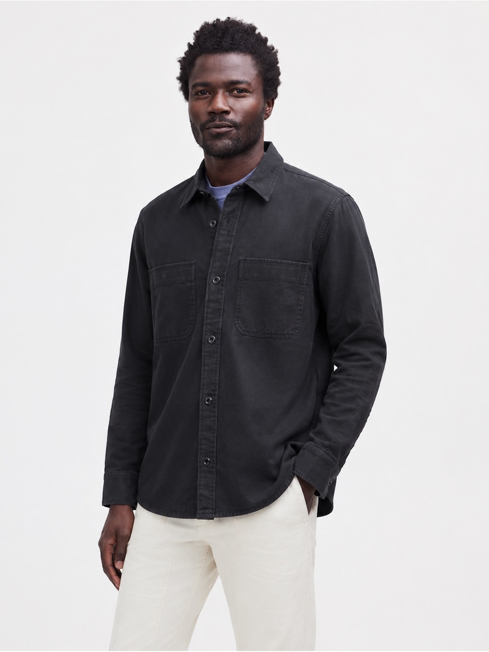 Madewell | Men's Utility Shirt Jacket | Black Coal | Small | NWT